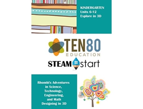 Livro STEAMStart Kindergarten Designing in 3D Shapes Steamstart K2 de Jeannie S Ruiz (Inglês - Capa Dura)