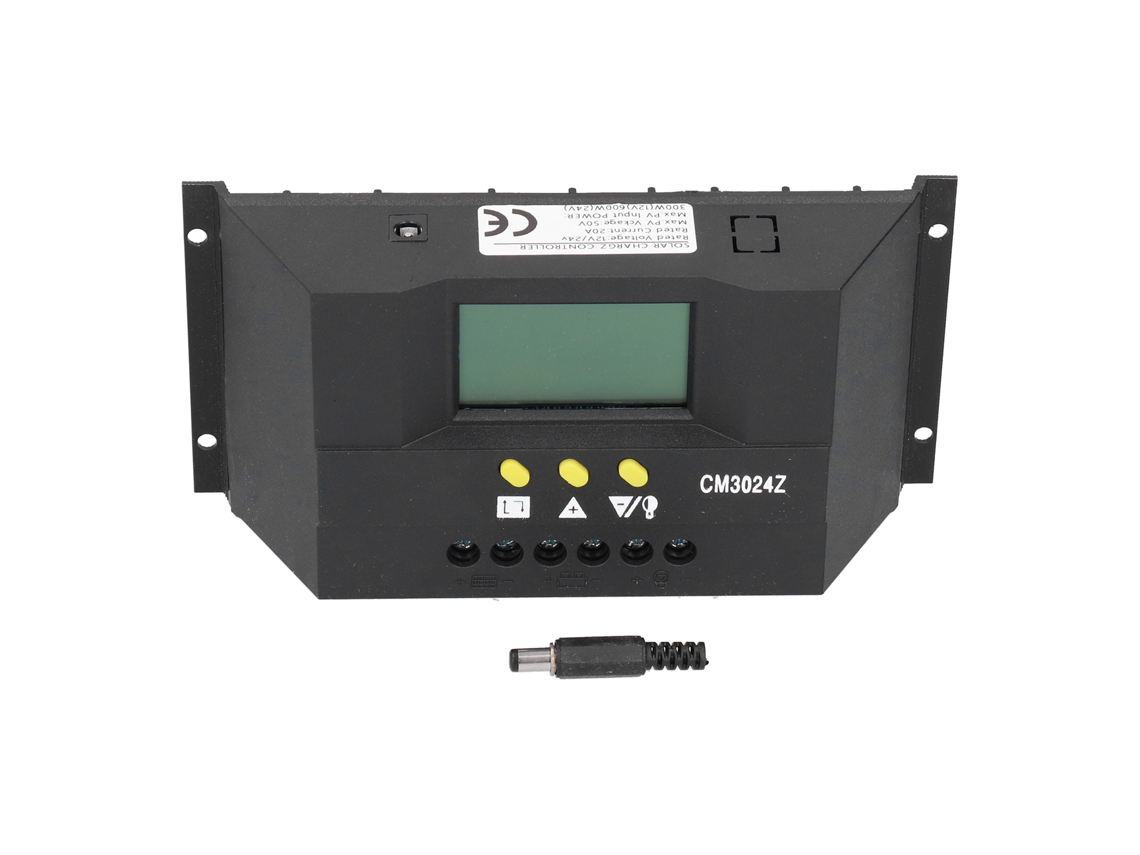 Controlador Solar Pwm Laxiscreed Universal 12v/24v Para Carregamento E Descarga Inteligentes