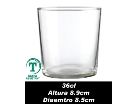 Vasos sidra midi 36 cl tensionado caja 12