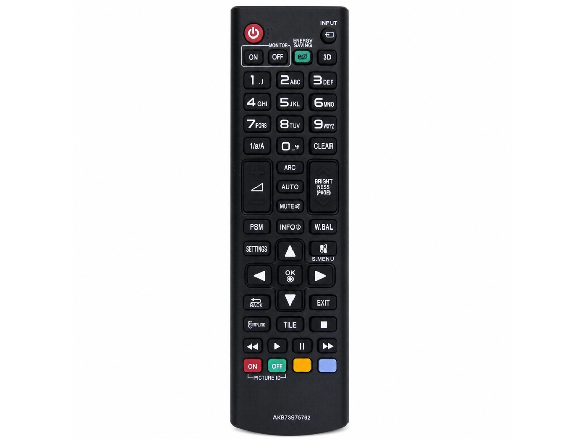 Comando À Distância Para Tv Compatível Com Lg Akb73975762