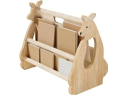 Organizador de Livros Infantis com Compartimentos Espaçosos e Bordas Arredondadas. SFUSHOS
