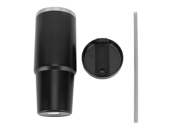 Copo Isolado 30oz Aço Inox 304 com Tampa e Canudo