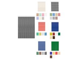 Cortinas De Exterior Impermeables – Cortinas Antimoscas Para Terrazas Y Porche Marbella - Negra 130 X 240 Cm
