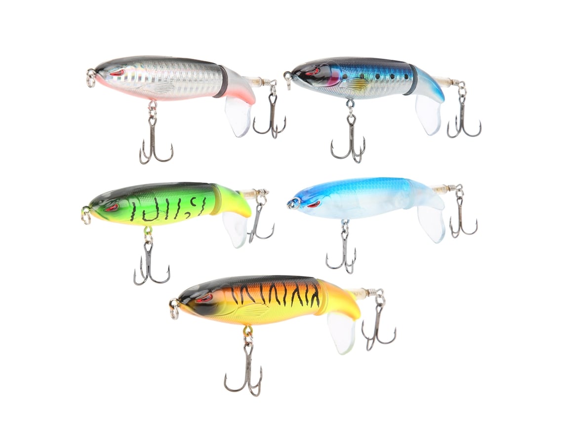 Isca Artificial Propulsor Flutuante 9cm 13g 5pcs
