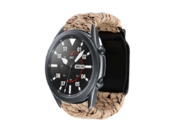 Bracelete Garmin Forerunner 735Xt Pulseira Corda Trançada Kaki