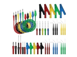 Kit De Cabos De Teste Para Multímetro De 41 Peças Com Pinça Crocodilo E Sonda De Perfuração De Cabo Plugue Banana De 4mm Cor Da Foto