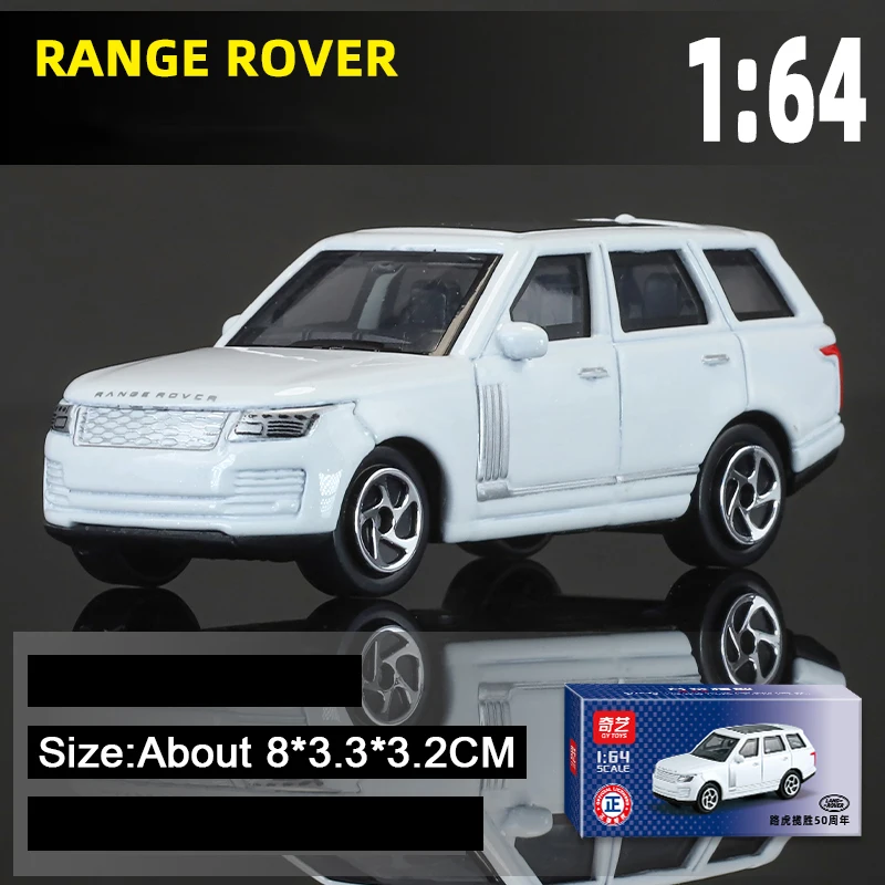 (range Rover, Branco) Escala 1:64 - Land Rover Range Rover - Miniatura De Carro - Modelo De Brinquedo - Colecionável - Presente