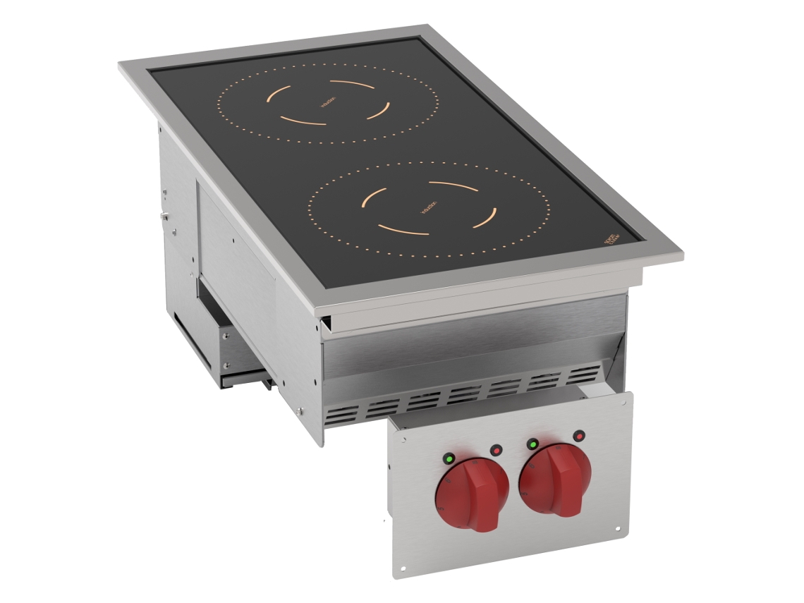 Fogões De Indução Drop In 2 Zonas Quentes 350x600x210 Mm 7000 W 400/3v 12140631 Eurast
