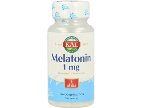 Suplemento Alimentar KAL Melatonin (120 tabletes de 1mg)