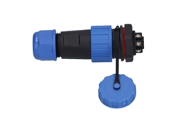 Conector Macho/fêmea De Plugue Aéreo Com Porca Traseira Sem Solda, Ip68, 5a, Lp20