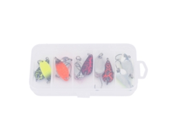 Lure Spoon Set Metal Hard Bait For Fish Attraction Small Five-compartment Lure Spoon Set C (10 Pieces)