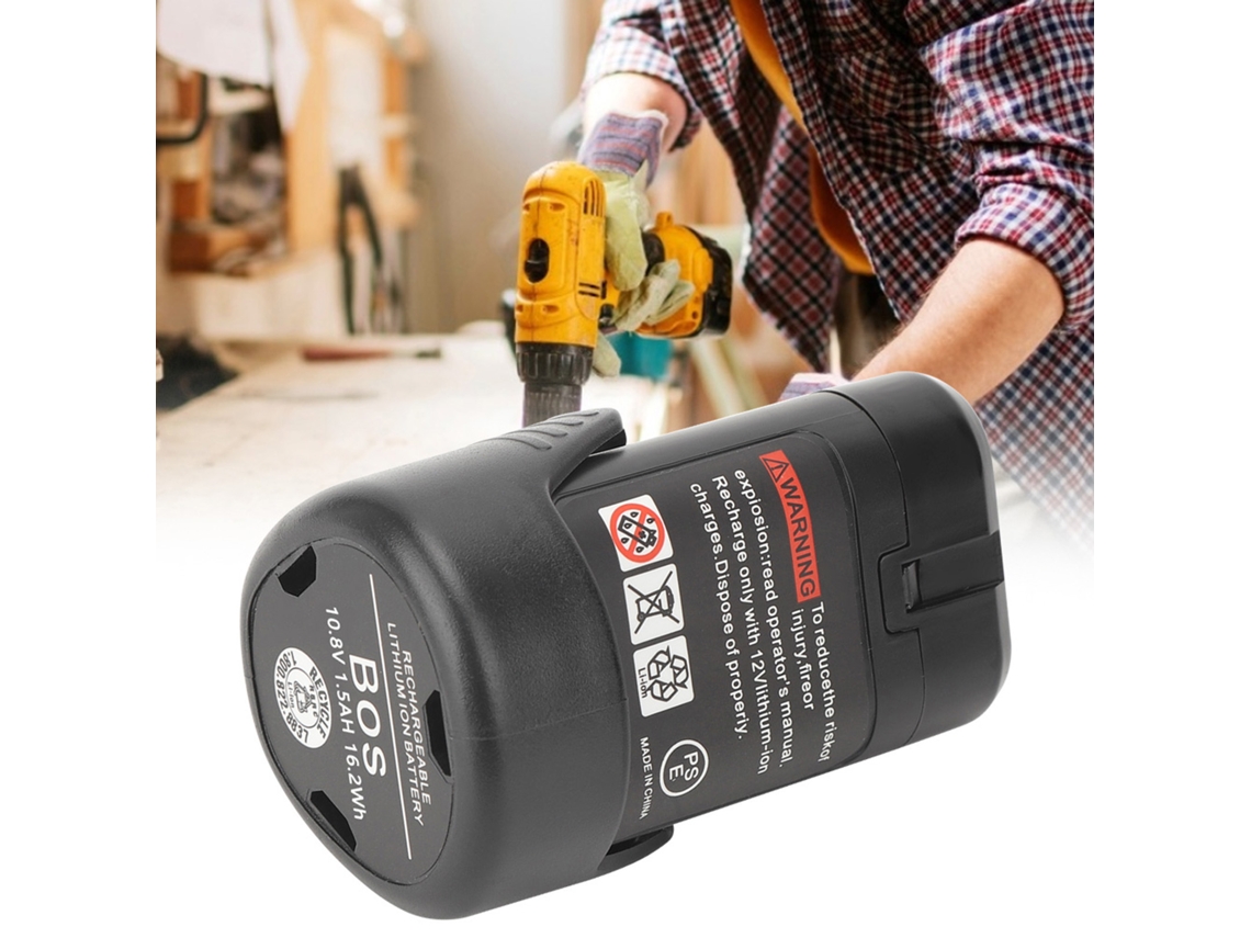 Bateria De Lítio Recarregável 10.8v Bosch Compatível Com Furadeiras Laxiscreed