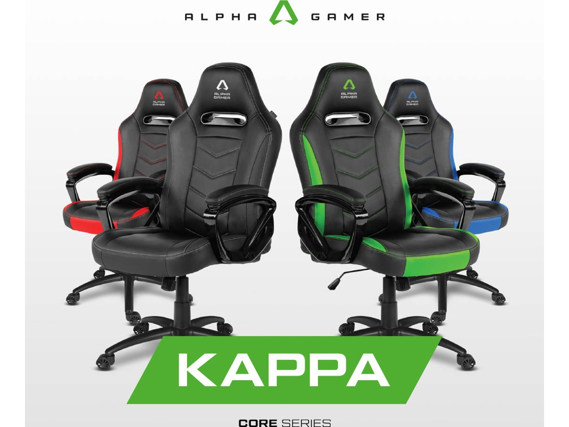 at klemme Macadam Løs Cadeira Gaming ALPHA GAMER Kappa (Até 150 kg - Elevador a Gás Classe 4 -  Preto) | Worten.pt