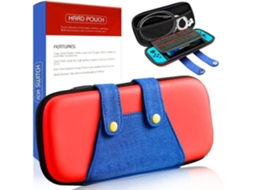 Bolsa De Transporte Pimpimsky Para Nintendo Switch, Estojo Rígido Anti Choque Para Switch, Joy Cons