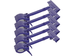 Suportes Para Placas De Sinalização Uonlytech, Com Cabeça Dupla De Plástico Para Fácil Exibição Pacote 5 Peças, Duráveis