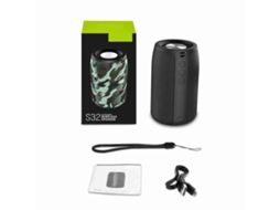Mali caixa de Som Bluetooth Portátil Zealot S32 5w Subwoofer Bateria Recarregável 2000mah Indoor Outdoor
