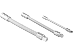 De 3 Para Chave Com 1/4", 3/8" E 1/2", Haste Aço Mola, 145mm, 205mm