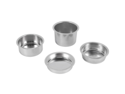 Conjunto De 4 Filtros Café 51 Mm, Cestos Reposição Para Porta-filtros E Base Cafeteira. Para Máquina De Café Com Design Reutilizável E Fácil Limp