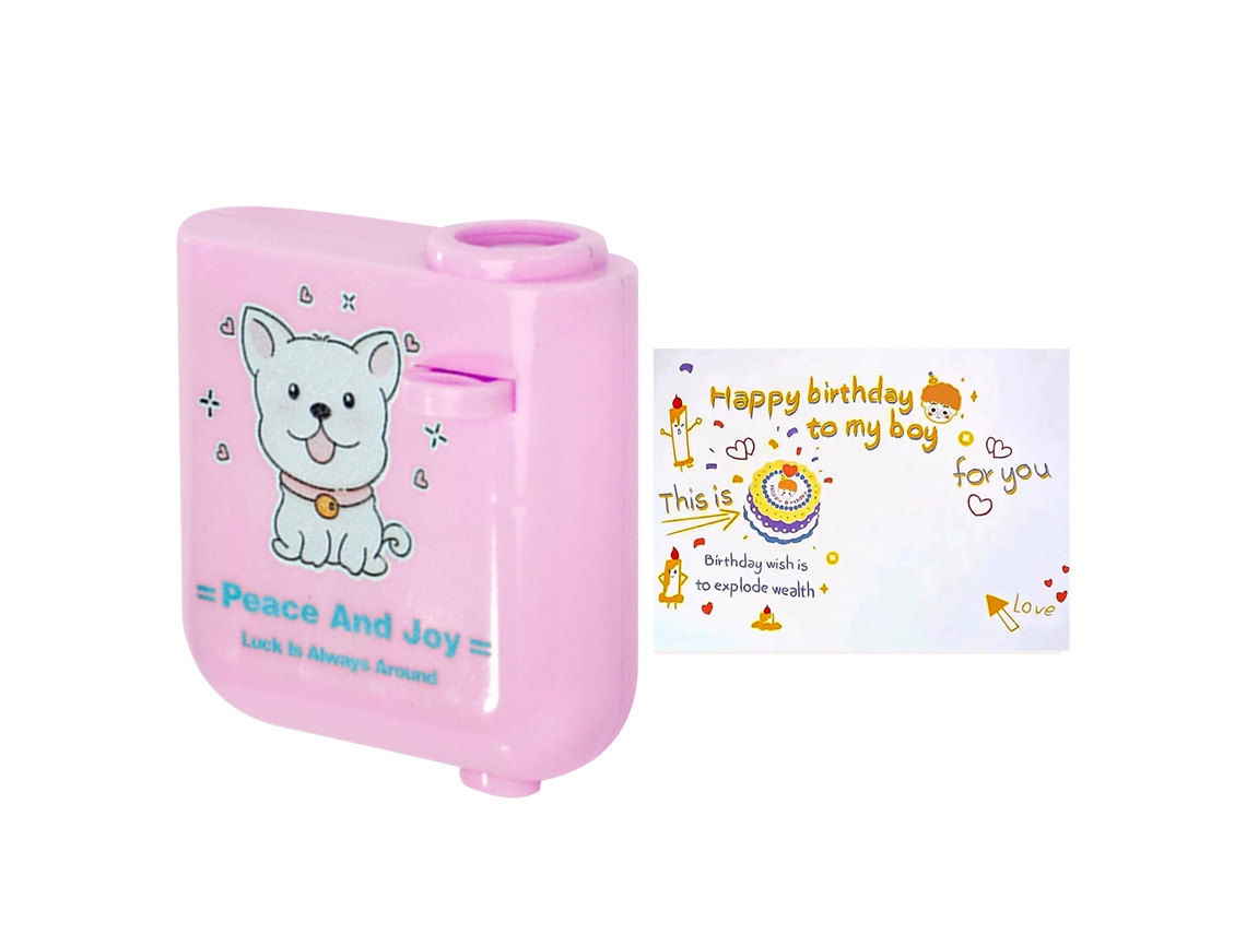 Mini Projetor de Aniversário Portátil Infantil com Luz de Projeção para Uso Doméstico Quadrado 2 CHABERLU