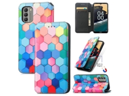 Capa De Celular Magnética Colorida De Couro Para Nokia G400