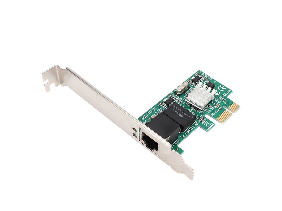Placa De Rede Pci-e Gigabit Para Computador Desktop 10/100/1000 Mbps Para Intel 82574l Rj45