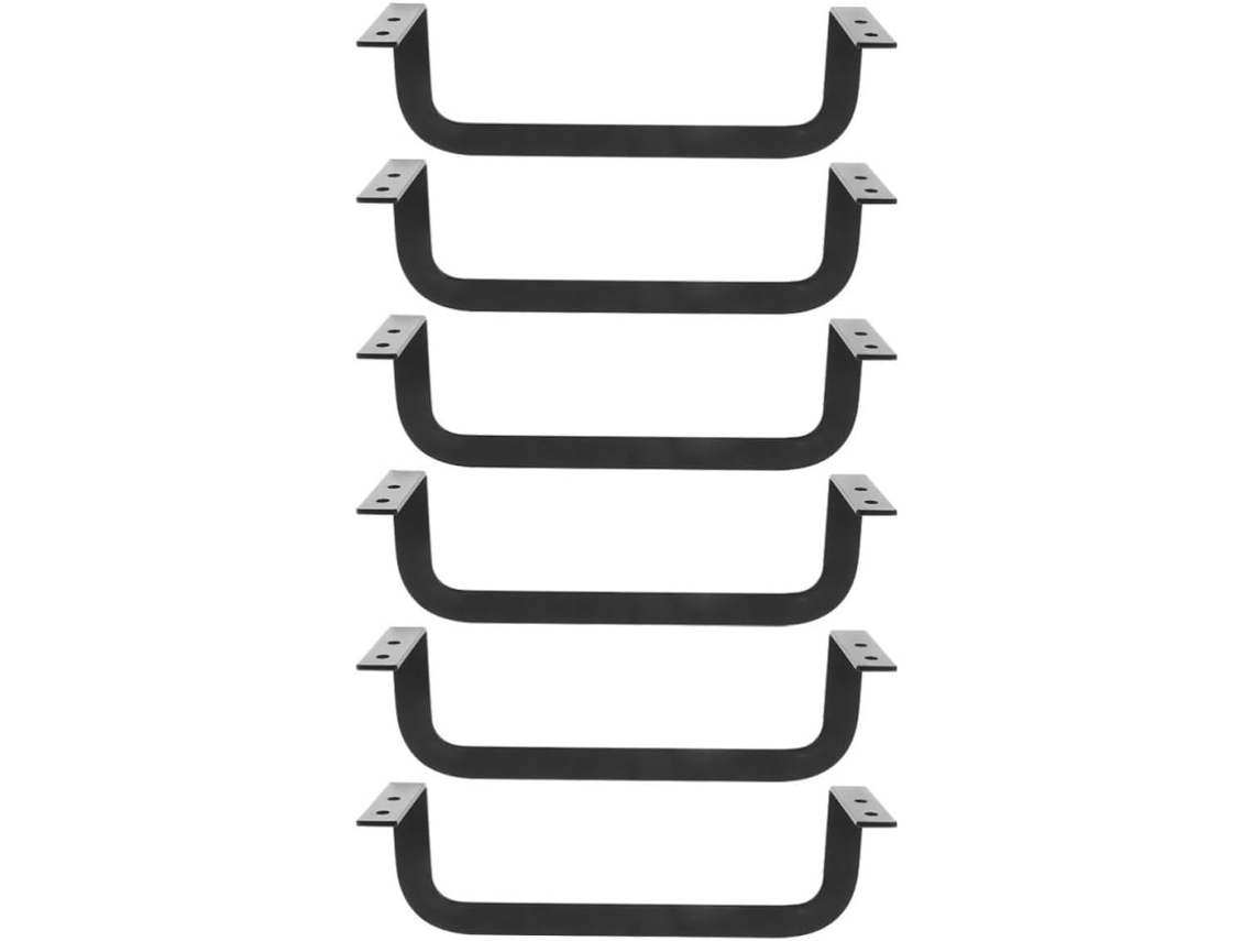 Clips Antiderrapantes De Ferro Preto Homsfou Para Colchões, Para Estruturas De Cama, 6 Peças, Resistentes Ao Desgaste