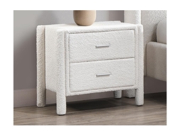 Mesa de Cabeceira Conomo VENTE-UNIQUE.PT Branco (56x61x42)