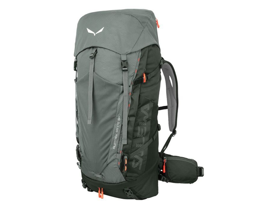 Mochila De Turismo Salewa, Cáqui, Verde-oliva, Para Mulheres E Homens, Alptrek 55 +10 Bp Shadow / Verde-oliva Escuro 286743
