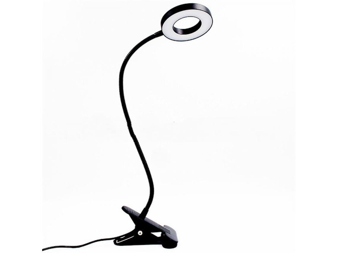 Suporte De Anel De Luz Para Selfies Para Transmissão Ao Vivo/maquiagem, Com Clipe, Braços Flexíveis