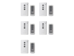 5 Controles Remotos Sem Fio Ac220 E Receptores Para Tela De Projeção Elétrica Motorizada_glo