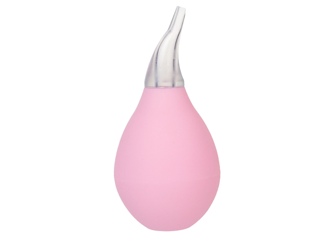 Mali aspirador Nasal para Bebê em Forma de Gota Manual Silicone Pvc Limpador Nariz Recém nascido Rosa