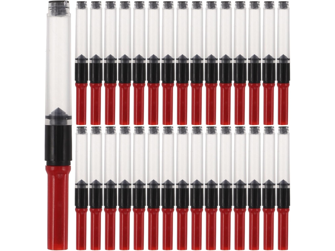 100 Unidades Caneta, 100 Unid, para Escritório, Conversor de Tinta Recarregável para Canetas tinteiro CHABERLU
