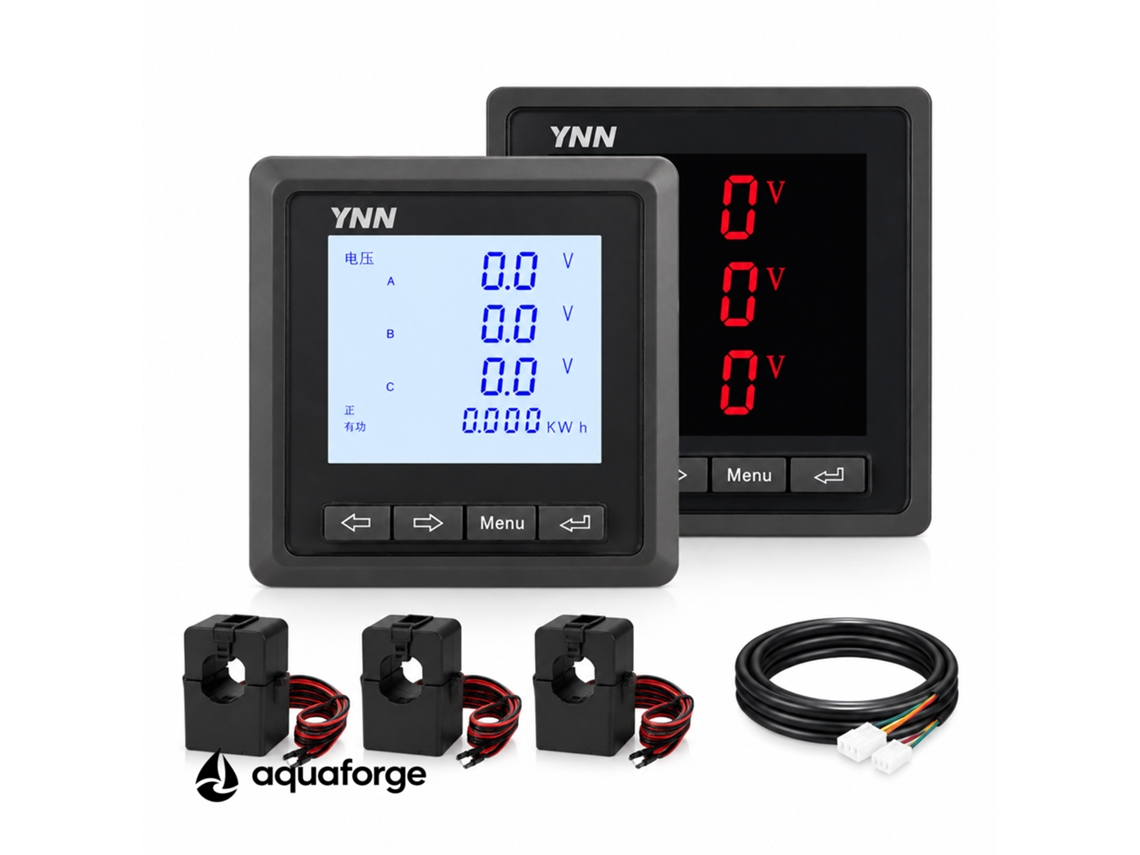 Ynn Yn181e Multifuncional Medidor Elétrico Trifásico - Yn181e