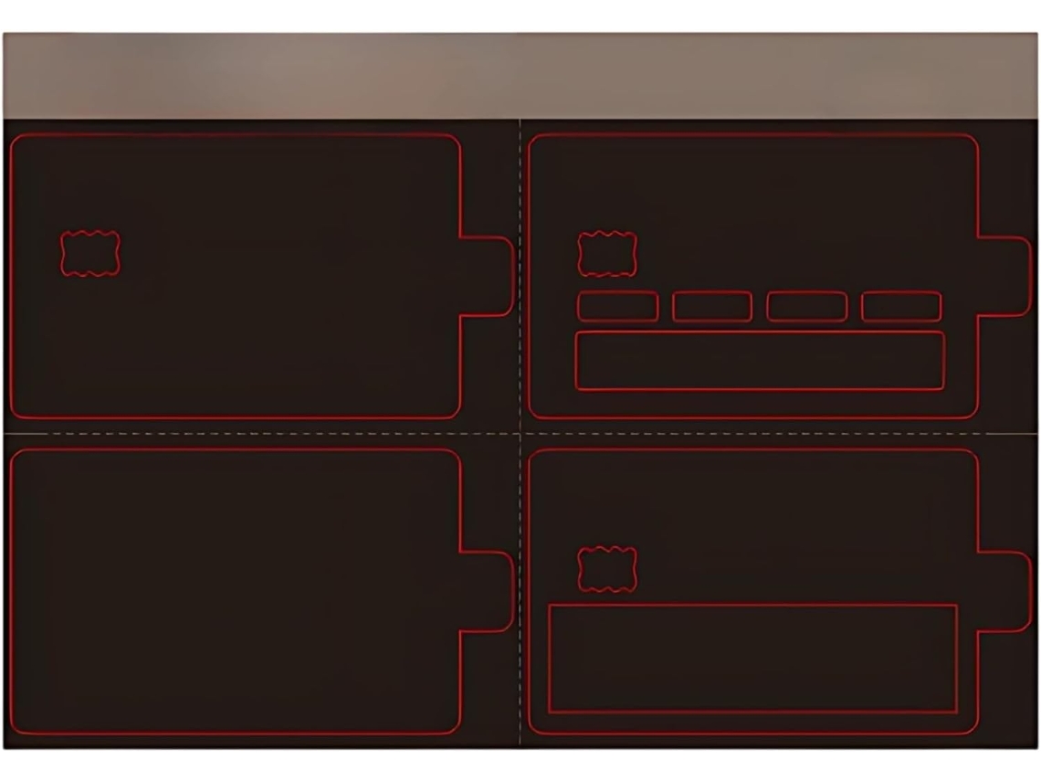 Adesivos para Cartão de Crédito, 2 Unidades com Chip, Adesivo Fita para Cartão, Design Exclusivo em Vinil, À Prova D