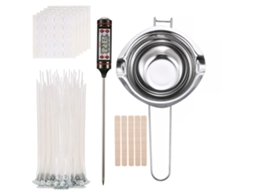 Kit para Fabricação de Velas Diy, Termômetro de Aromaterapia, Ferramentas para Fabricação de Velas. AQUAFORGE