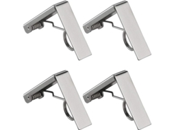 Clips de Toalha Nova Line em Aço Inoxidável com Mola para Restaurante, Piquenique e Festas