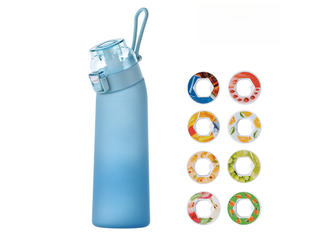 Garrafa De Água Para Esportes Ao Ar Livre Fitness 8 Sabores Cápsula Sabor De Frutas 0 Açúcar 0 Calorias 700ml Com Canudo Cuich