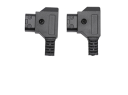 2pcs Male D Tap Connector Plug Kit For V Mount V Lock Battery Dslr Camera Battery Gold Mount Battery Camera Monitor LAXISCREED