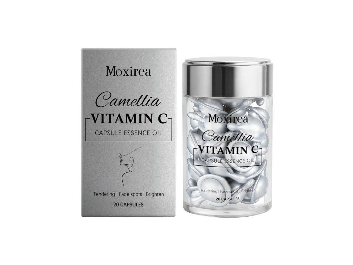 Cápsulas com Camélia e Vitamina C para Pele Mais Clara e Sem Manchas LAXISCREED