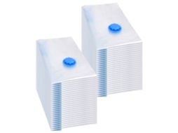 Vidaxl Sacos Para Arrumação De Roupas A Vácuo 60x40 Cm 50 Pcs