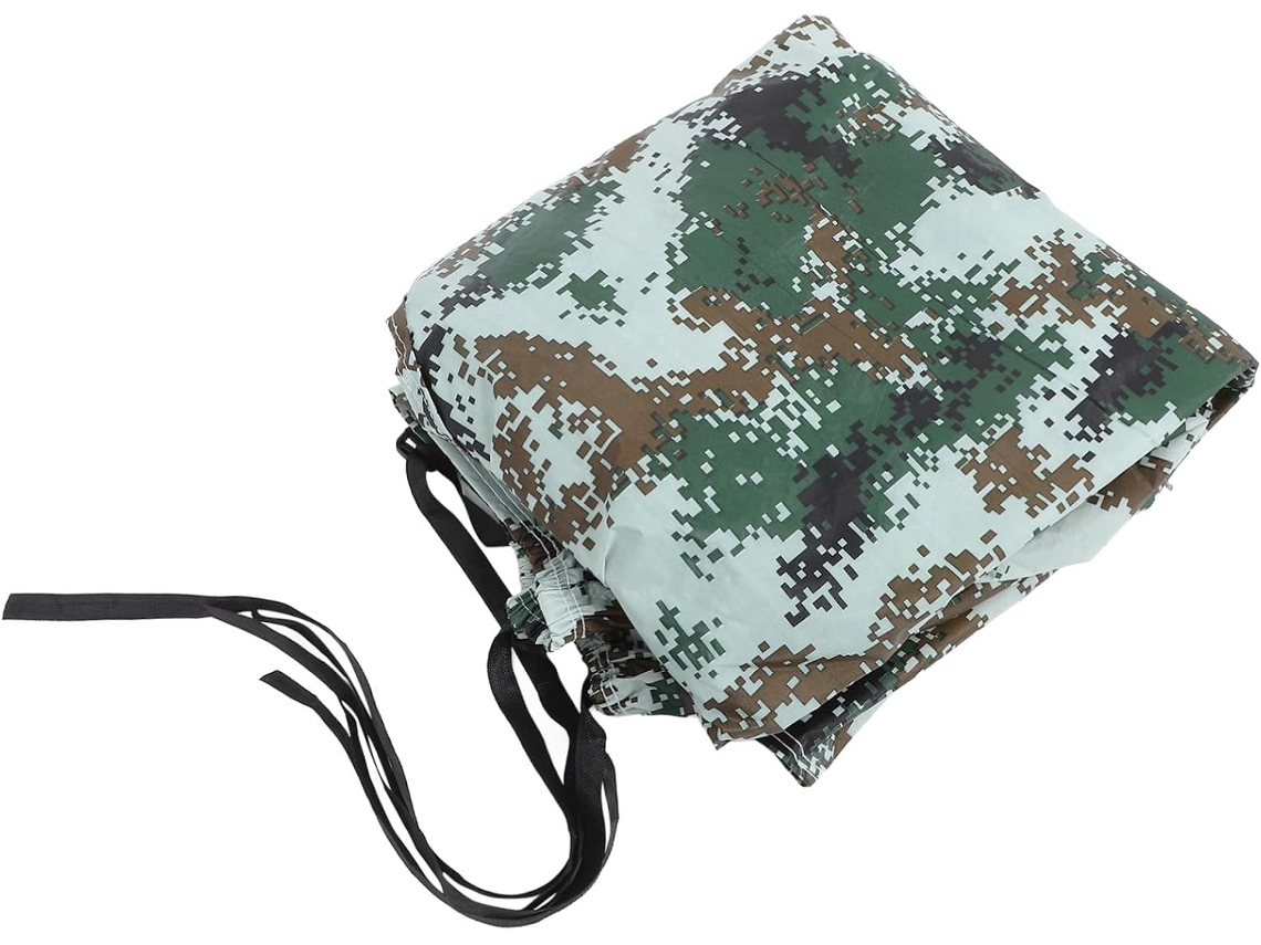 Capa para motociclista, proteção contra sol e chuva, tecido Oxford impermeável, camuflagem.