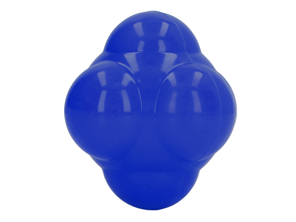 Bola de Reação de Borracha Hexagonal, Azul, para Treinamento | S/MARCA