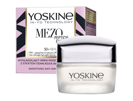 Advanced Anti Aging Mezo Peptide Smoothing Cream For Mature Skin Age 50, 50ml Yoskine