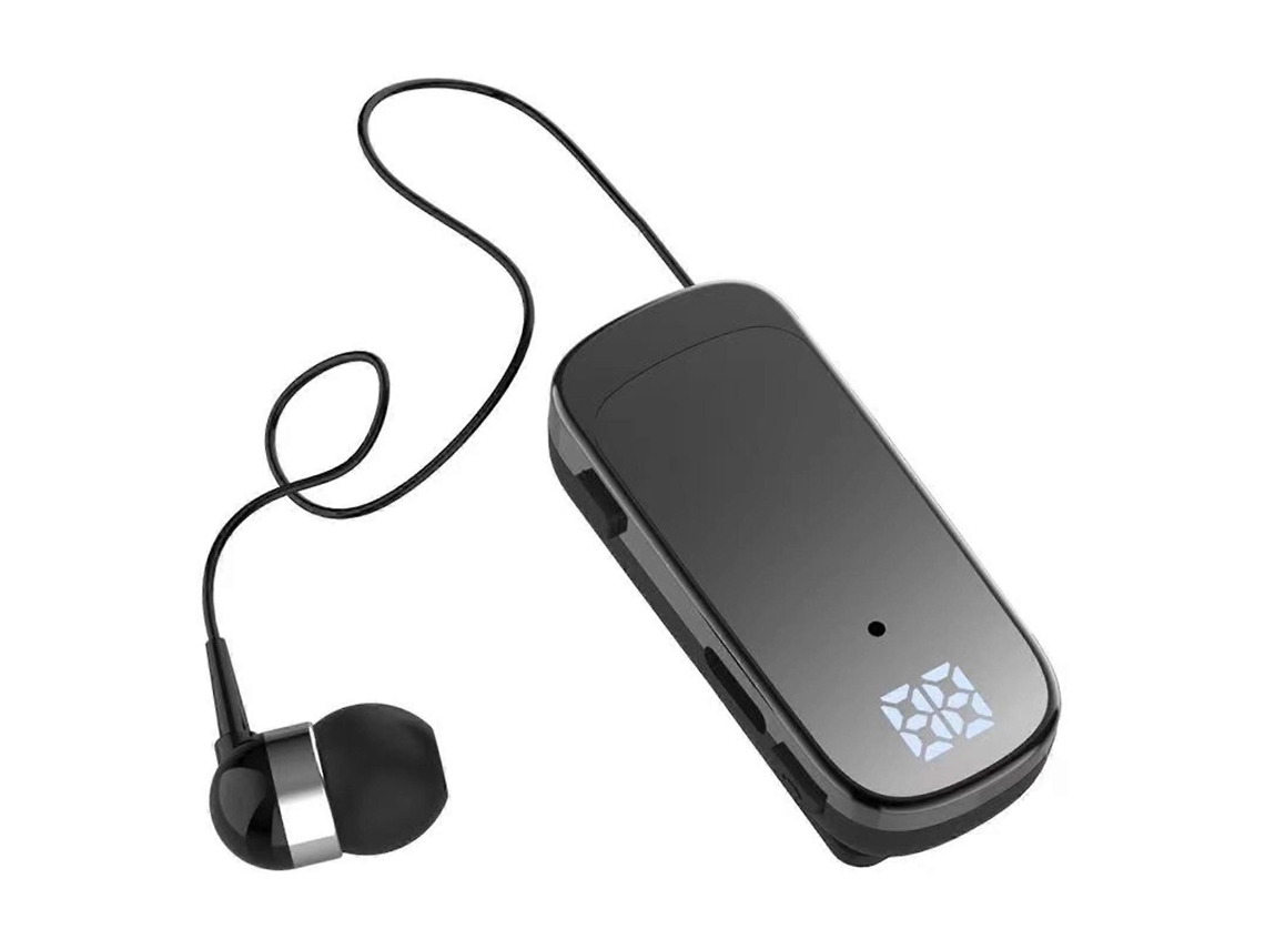 Fone De Ouvido Bluetooth Retrátil Com Clipe E Indicador Led De Bateria. Ly Ebike