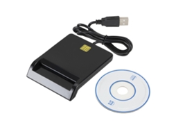 Usb Smart Card Reader Dni Atm Ic Iso 7816 Klass A, Ab Och C Kompatibel Med Windows Linux Mac Os Dwdz Aquaforge
