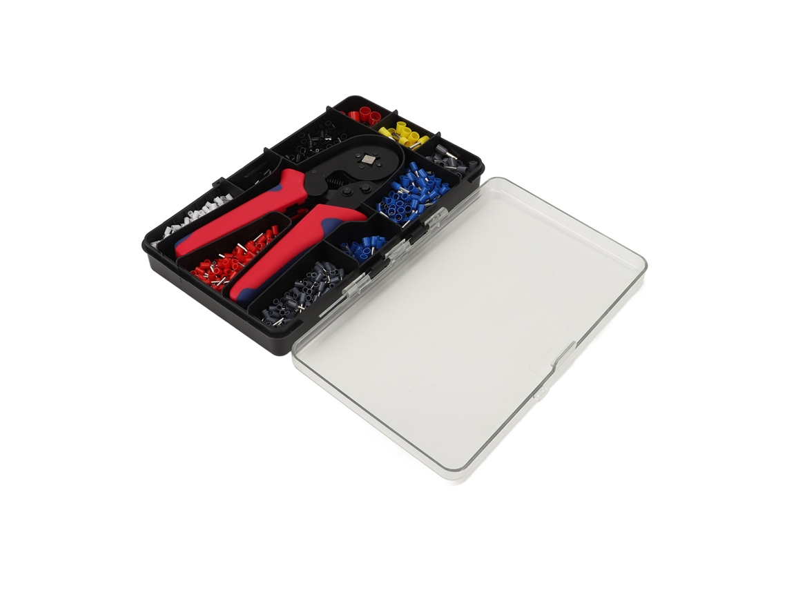 Conjunto De Terminais De Fio Elétrico Com Alicate