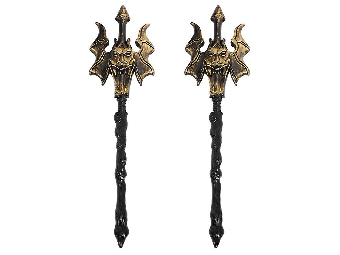 2 Peças de Adereços de Garfo Do Diabo para Decorações de Halloween ALLINLESS