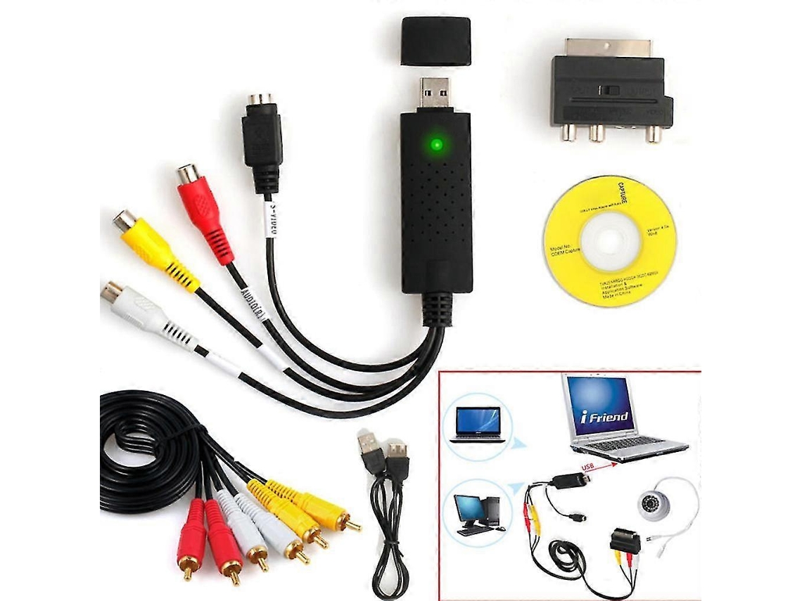 Conversor Vhs Para Dvd Atualizado, Conversor De Vídeo Analógico Para Formato Digital Ly Ebike