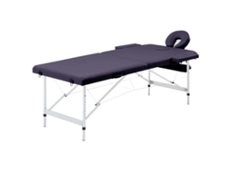 Massage Table, Massage Tables Vidaxl Roxo Alumínio