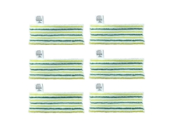 Conjunto De 6 Peças De Panos De Limpeza Para Limpadores A Vapor Karcher Sc2, Sc3, Sc4, Sc5, Easyfix, Ctk10, Ctk20, Sg4/2 E Sg4/4._glo